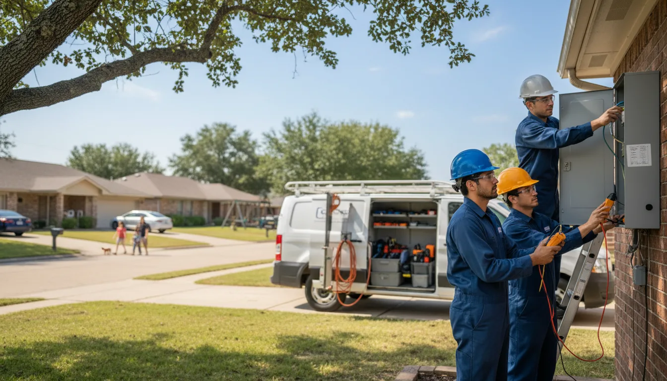 Certified electrician providing emergency electrical services in La Mesa, NM